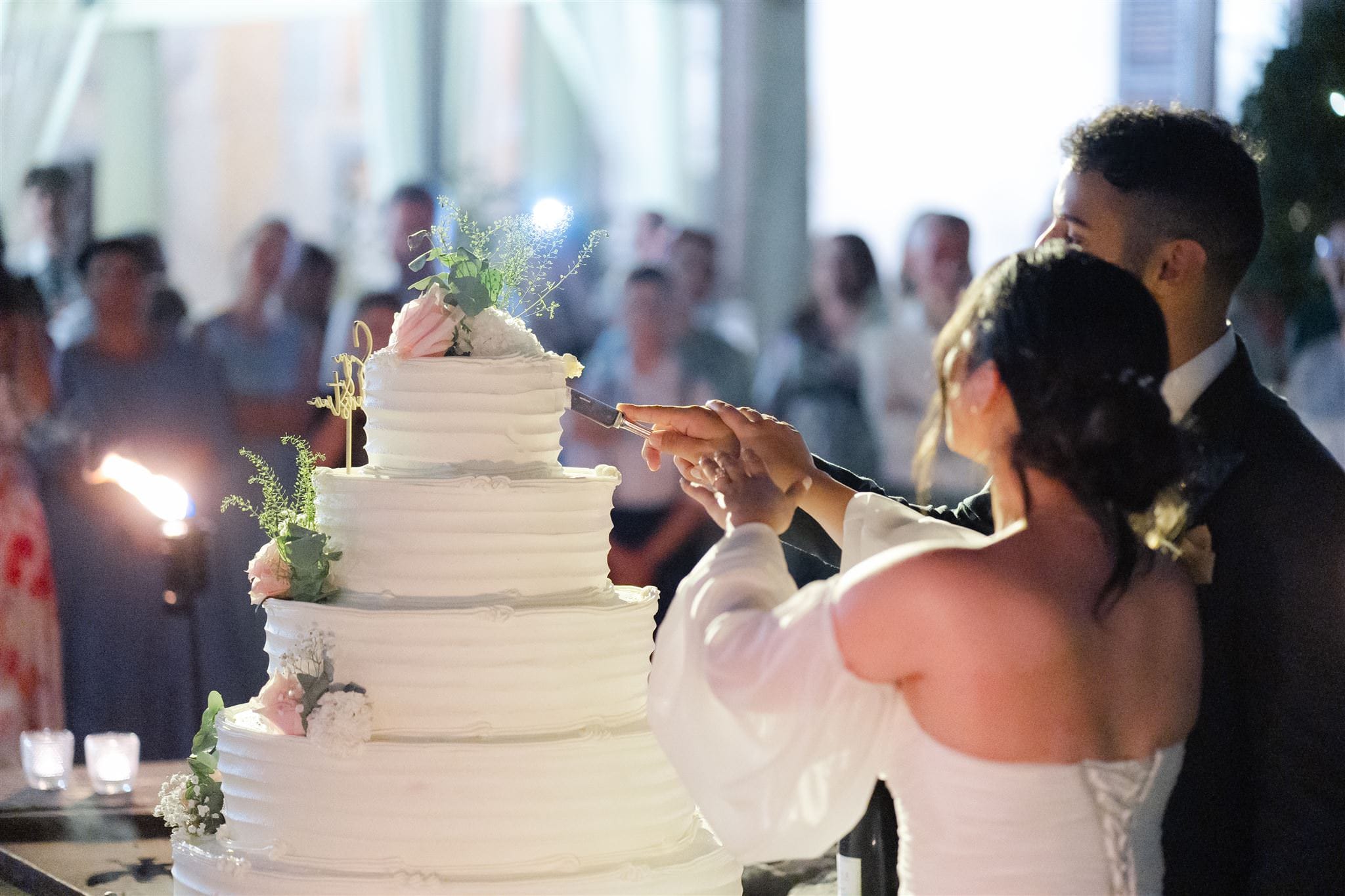 fotografia al taglio torta nuziale Bergamo